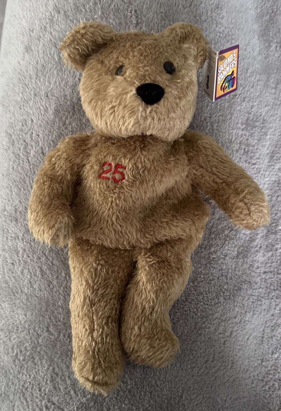 Salvino’s Bammers Collectors Club Exc. #25 Mark McGwire 11” Lt. Brown Bear
